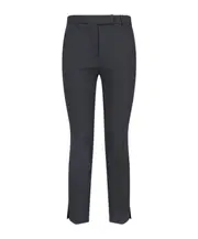 tailored straight-leg trousers 40 Black
