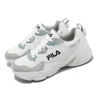 在飛比找PChome24h購物優惠-Fila 休閒鞋 Hidden Tape 6 女鞋 白 灰 