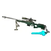 Miniature Toy Gun Keychain 18cm AWM Sniper Diecast Replica Model Keychain