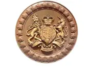 Coat of Arms of Great Britain 20-1/4" Diameter