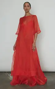 [Kamperett] Thea Silk Sheath Dress