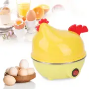Electric Egg Cooker Chicken Shape Rapid Egg Boiler 7 Egg Capacity Automatic Shut