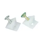 50 Set Furniture Chest Drawer Bottom Fixing Mending Wedges for w/Self-tapping