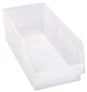 K-QSB208CL-6 6-Pack Store-More 6" Plastic Shelf Bins, 17-7/8" x 8-3/8" x 6", ...