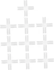 STOBOK 1set Cross Carton Clip Clear Cubicle Door Clamp Monitor Dividers Pole Clamshell Fixed Clip Clips Adjustable Desktop Stand Plastic 10pcs