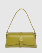 Green Sasha Buckle Shoulder Bag