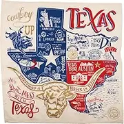 Primitives By Kathy LOL Made You Smile Dish Towel, Super Texas 28.00" x 28.00"