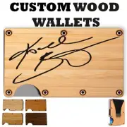 Kobe Bryant - Laser Engraved Wood Slim Wallet