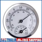 # Mechanical Thermometer Hygrometer Temperature Humidity Meter (Silver)