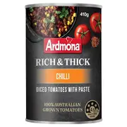 Ardmona Chilli Rich & Thick Canned Tomatoes 410g x 12