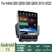 Car Android Gps Navigation Wifi 13.6" For Infiniti Q50 2013~2022 Radio Carpaly