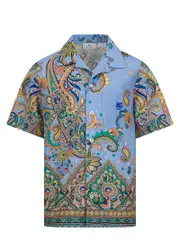 [Etro Kids] Camicia Etro Kids 14A Azzurro