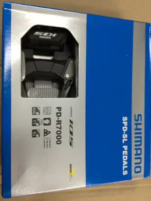 最新到貨！全新盒裝SHIMANO PD-R7000 105 公路車 碳纖維踏板卡踏 附6度扣片