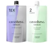SHISEIDO Crystallizing Straight EX Straightener 1EX+2 800g Neutralizer Emulsion
