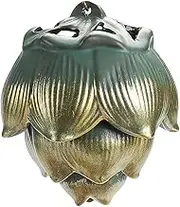 Happyyami Hanging Lotus Heart Stove Ceramic Incense Burner Incense Holder Teahouse Incense Tower Burning Tray Incense Burner Pot Backflow Incense Burner Burner Lotus Incense Burner