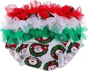 [KESYOO] Baby lace Shorts Toddler Pants Santa Diapers Infant Cotton Bloomer Lace Ruffle Bloomer Christmas Diapers Girls' Panties Baby Girls Bloomers Ruffles Girl Child Mesh Christmas Lights