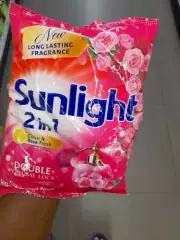 Sunlight Detergent Powder Rose And Lemon Washing Laundry Clothes Cleaner 1Kg