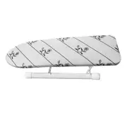 Mini Ironing Board Sleeve Rack Space Saving with Anti Slip Feet Auxiliary Tool