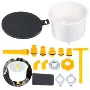 SPILL FREE CLEAR FUNNEL WITH ACCESSORY KIT RADIATOR COOLING COOLANT FLUID SYSTEM