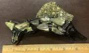 Vintage Betty's Shells Acrylic And Abalone Shell Sailfish/Swordfish Wall Plaque
