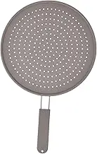 NAMOARLY Silicone Splash-Proof Mesh Stove Top Screen Burner Oil Dispenser Filter Oil Fryer Gas Splatter Sprayer Tandoor Sink Pan Electric Stove Liners Griddles Mesh Pot Lids Pink