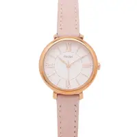 在飛比找Yahoo奇摩購物中心優惠-FOSSIL 簡約羅馬佳人風格女性手錶(ES4411)-銀白