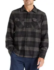 [Brixton] Bowery Flannel in Black
