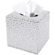 2024 Suitable Tissue Box Cover PU Leather Cube Tissue Holder - Household Office Square Tissue Cover Case