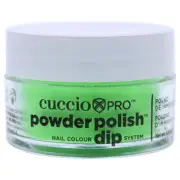 Pro Powder Polish Nail Colour Dip System - Neon Green by Cuccio Colour for Wo...