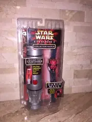 STAR WARS EPISODE I DARTH MAUL WATCH & LIGHTSABER CASE