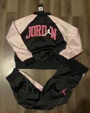 Girls Air Jordan Sweatsuit Size Large New With Tags