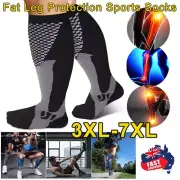 Compression Socks Copper Medical Stockings Travel Running Anti Fatigue AU 3-7XL