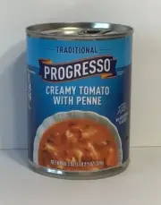 Progresso Traditional Creamy Tomato W/Penne Soup 19 oz Lot of 8 Free Shipping!