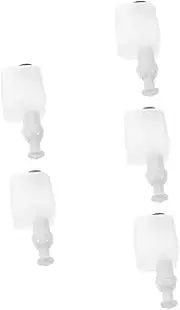 HOLIDYOYO 5pcs Soap Dispenser Accessories Foam Soap Foam Cleaner Spray Hand Pump Bottle Dispenser Liquid Hand Foam Hand Soap Foaming Soap White Plastic