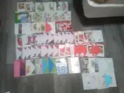 106 Christmas Thanksgiving Sorry Sympathy New Years Cards with envelopes