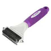 Poodle Pet Dematting Comb for Dogs – Handheld Undercoat Dematter Rake