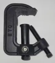 Lot of 10 ETC Photo Studio Super Cast Iron Pipe C-Clamp Gaffer Lighting Mounts
