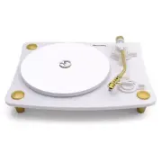 TECHPLAY GHOST WHITE BLUETOOTH BROADCAST RECORD PLAYER TURNTABLE AT3600L NEEDLE