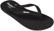 [fipper] Slim Rubber Thongs Black Women's sizes (UK sized - listing on Amazon is US)