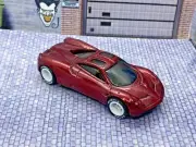 Pagani Huayra Custom Hot Wheels1/64 Real Riders Red Spectraflame Paint