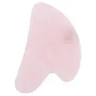 3pcs Rose Quartz Facial Roller Gua Sha Board Therapy Blindfold Beauty Massag ADS