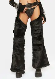 [Club Exx] Forever Furious Faux Fur Chaps
