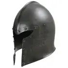 SCA LARP 18GA Medieval Barbuta Helmet /Great Knight Templar Helmet Replica AD54