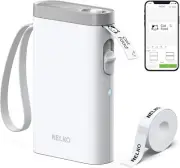 Wireless Bluetooth Label Maker Machine with Tape - Mini Printer for Home & Offic