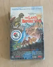 LAND BEFORE TIME (1988) Sealed Betamax MCA Don Bluth Animation Dinosaurs Fantasy