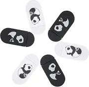 DOITOOL Privacy Camera Cover for Laptops Tablets Abs Plastic Webcam Cover Slider Pcs Set Panda Pattern Thin Design