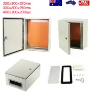 Electrical Steel Enclosure Box Case Cabinet Switchboard Wall Mount Lock IP66 AU