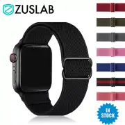 For Apple Watch Band 10 9 8 7 SE 6 5 Nylon Elastic Strap 46 45 44 42 41 40 38 mm