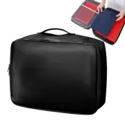 Fireproof Document Box File Storage Organizer Box Waterproof Safe Bag