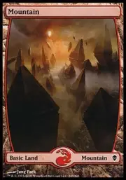 1x Mountain #243 Zendikar MtG Magic Land Common 1 x1 Card Cards